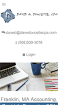 Mobile Screenshot of davedoucettecpa.com
